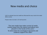 New media and the news