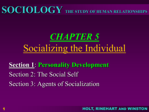 CHAPTER 5 Socializing the Individual