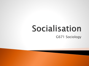 Socialisation - NC Sociology
