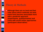 Theory & Methods