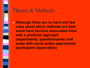 Theory & Methods
