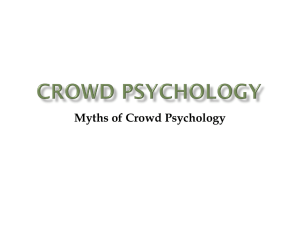 CROWD PSYCHOLOGY
