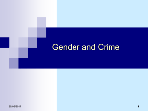Gender and Crime - Amazon Web Services