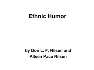 Ethnic Humor