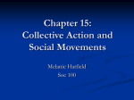 Chapter 15: Collective Action and Social Movements