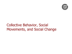 Collective Behavior, Social Movements and Social