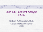 CATA: Computer Aided Text Analysis