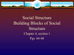 Social Structure Building Blocks of Social Structure