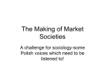 The Making of Market Societies