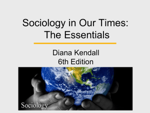 Sociology in Our Times: The Essentials