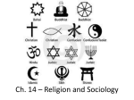 Ch. 14 – Religion and Sociology