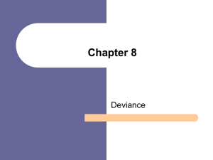 Chapter 8, Deviance
