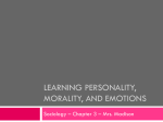Learning Personality, Morality, and Emotions