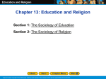 Education and Religion