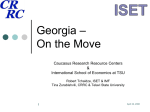 Georgia - International School of Economics at Tbilisi State University