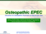 Osteopathic EPEC Module 4 - American Osteopathic Association