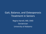 Gait, Balance and Osteoporosis Treatment in Seniors
