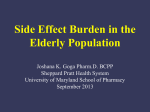 Side Effect Burden in the Elderly Population