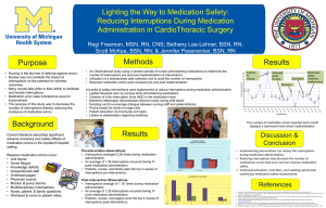 Interruptions During Medication Administration