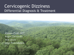 Cervicogenic Dizziness Description