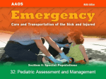 Chapter 32: Pediatric Assessment and Management Part B