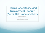 Trauma, Acceptance and Commitment Therapy