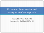 Updates on the evaluation and management of azoospermia
