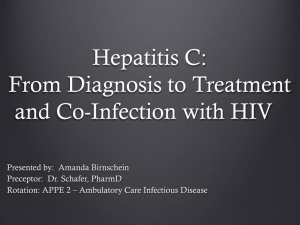 Hepatitis C Infection
