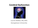 Cerebral Dysfunction - Georgetown University