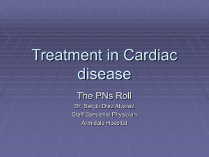 Treatment in Cardiac disease - Barwon Division of General Practice