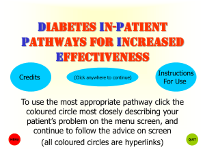 Diabetes Referral Pathways