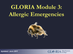 GLORIA Module 3 Allergic Emergencies