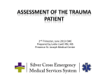 Trauma Patient Assessment PowerPoint ALS-ILS-BLS