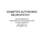 DIABETES AUTONOMIC NEUROPATHY