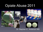 Opiate Abuse 2011