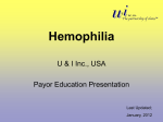 PowerPoint Presentation - Hemophilia