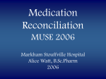 Meditech and MedRec - Markham Stouffville Hospital