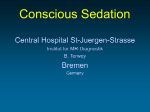 Conscius sedation in children