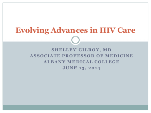 Evolving Advances in HIV Care: Testing and Treatment