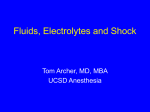 Fluids, electrolytes and shock