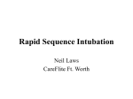 Rapid Sequence Intubation - Louisiana State University