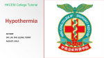 Hypothermia - Hong Kong College of Emergency Medicine