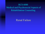 Chronic Renal Failure - University of Florida