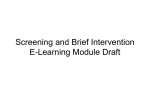 Screening and Brief Intervention E