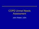 COPD Unmet Needs Assessment