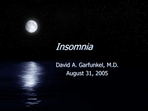 Insomnia - Northern Valley Anesthesiology home page