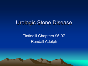 Urologic Stone Disease