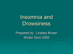 Insomnia and Drowsiness