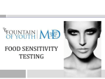 Food Sensitivity Testing