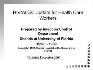 HIV / AIDS - University of Florida